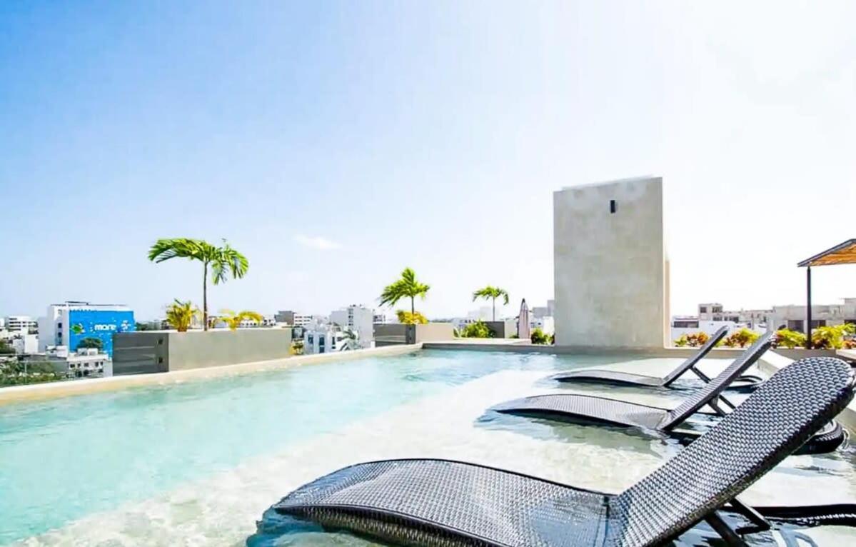 Joya De La Zazil 20 Av Rooftop Pool Walk To Playa Mamitas Coco & 5 Apartamento Playa del Carmen
